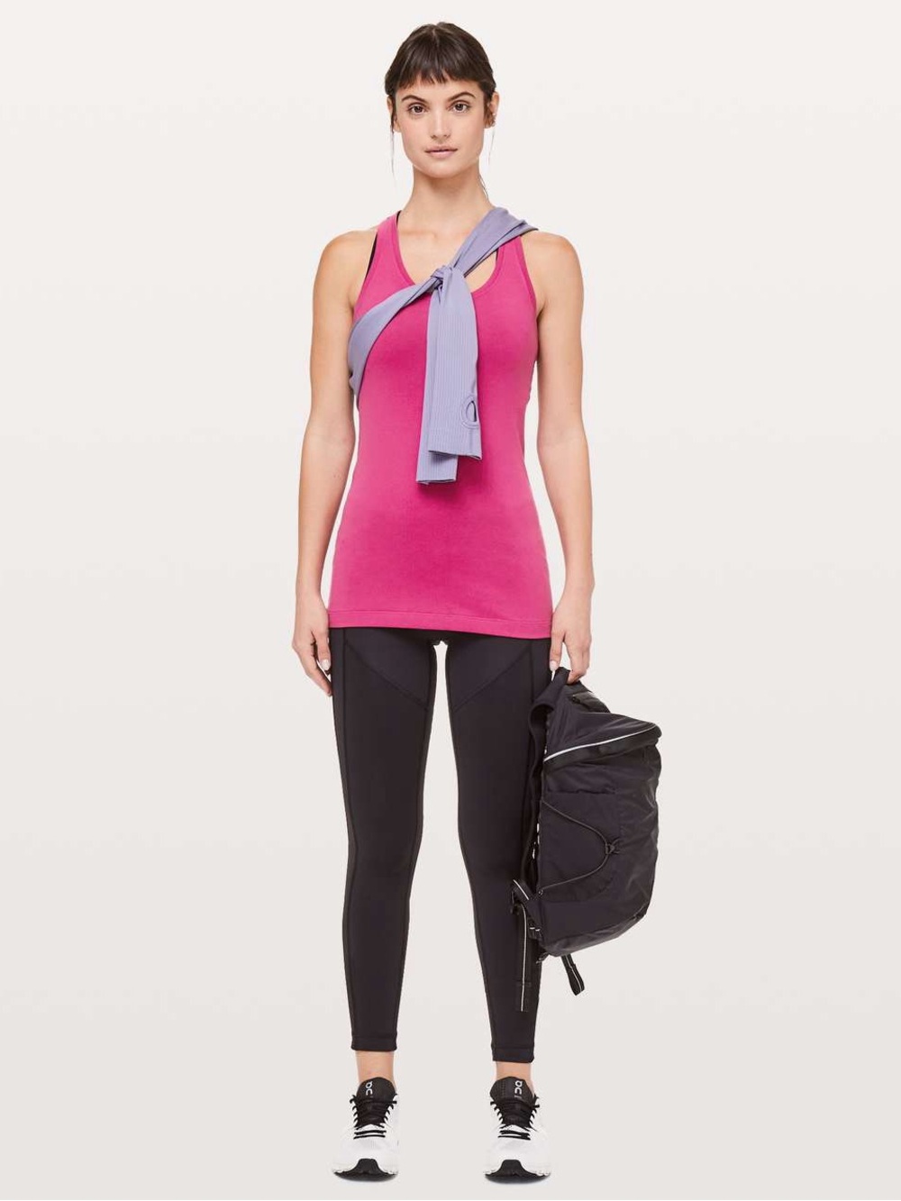 LULULEMON Cool Raspberry Hot Pink Racerback Tank Top - Picture 5 of 13